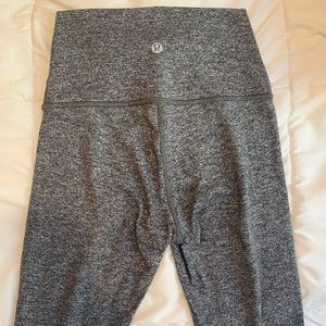 Lululemon wonder under grey leggings 25”